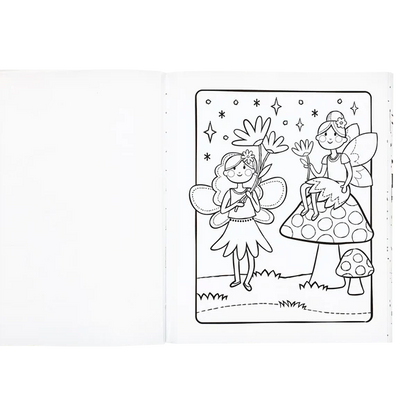 Princesses and Fairies Coloring Book