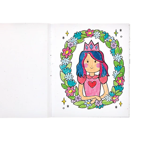 Princesses and Fairies Coloring Book