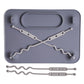 Busy Baby Silicone Mat with Toy Straps