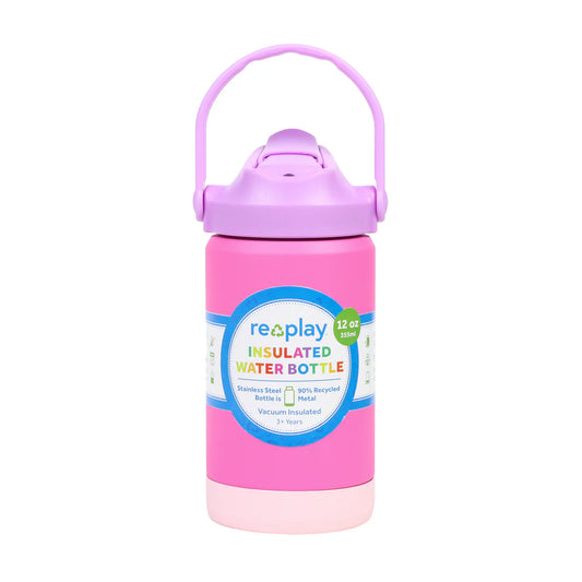 12 oz Insulated Recycled Stainless Steel Water Bottle