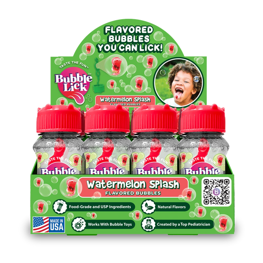 BubbleLick Watermelon Flavored Bubbles You Can Lick