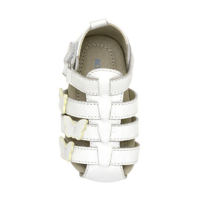 Mariposa First Kicks Sandals in White