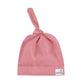 Rosewood Rib Knit Top Knot Hat