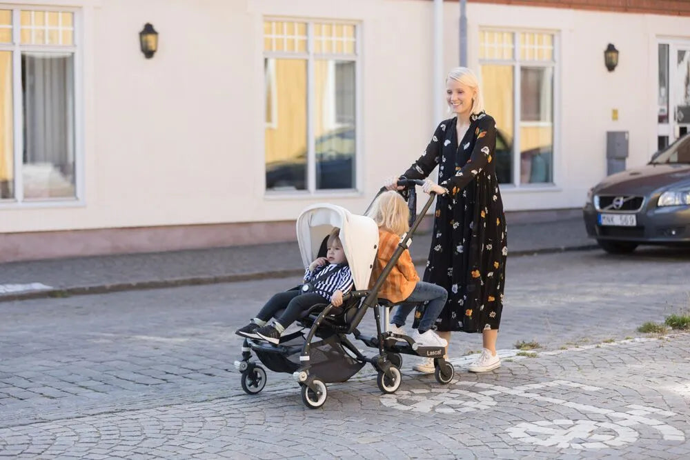 BuggyBoard Maxi+ Black With Grey Saddle Seat