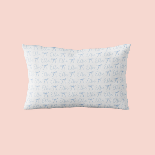 Sugar + Maple Custom Pillow | Ballerina Bows