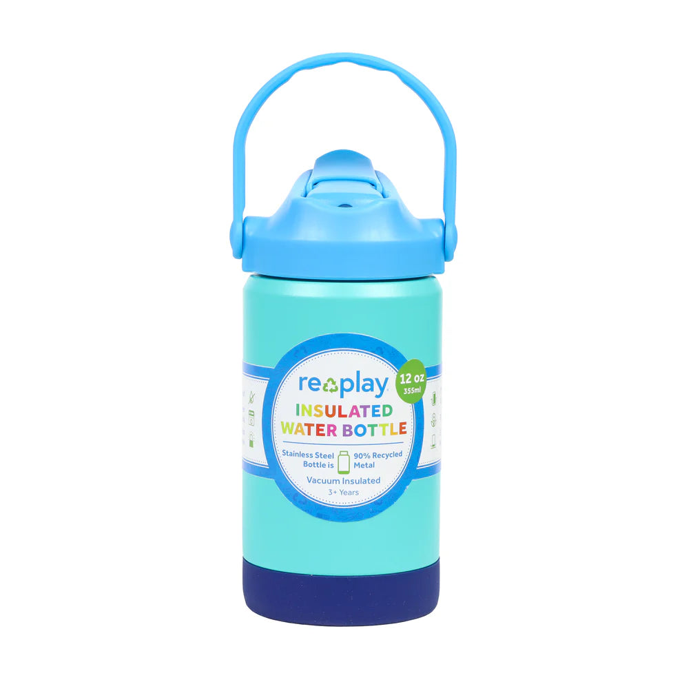 12 oz Insulated Recycled Stainless Steel Water Bottle