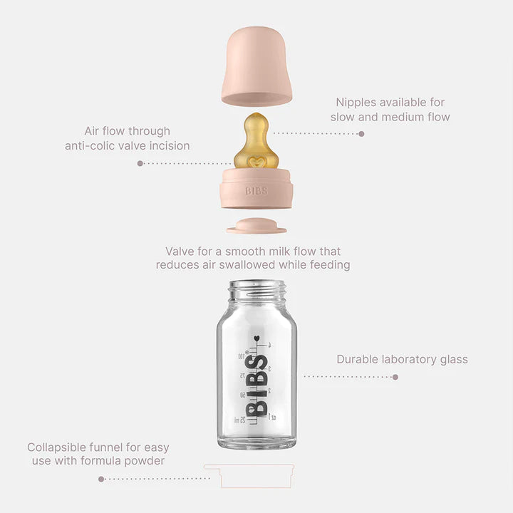 BIBS Baby Glass Bottle Complete Set
