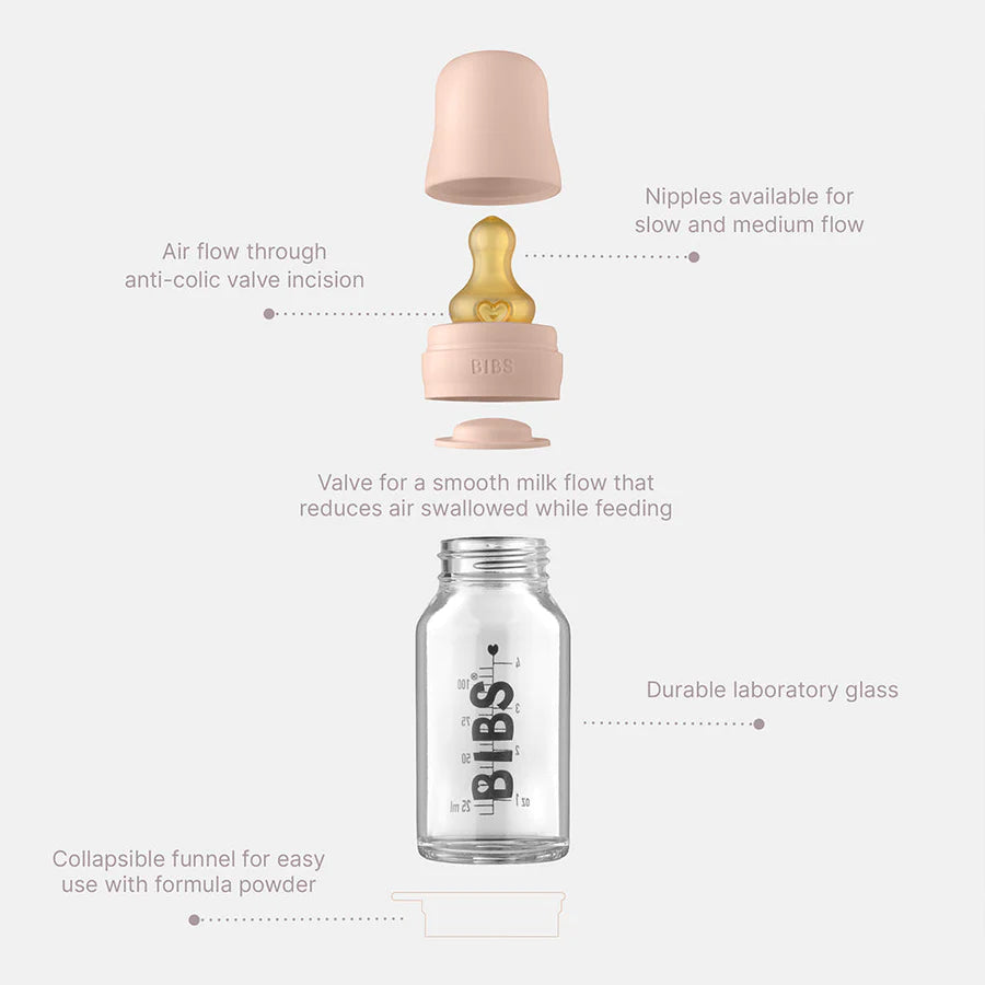 BIBS Baby Glass Bottle Complete Set
