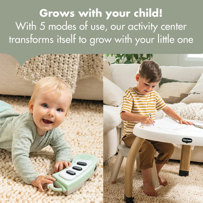 Tiny Love 5-in-1 Black & White Stationary Activity Center