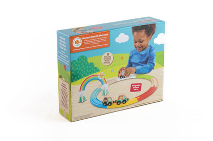 Animal Friends Wooden Train Set