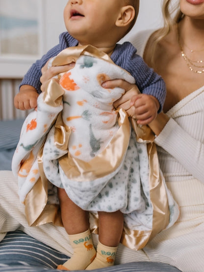 Reversible Baby Blanket Roarsome