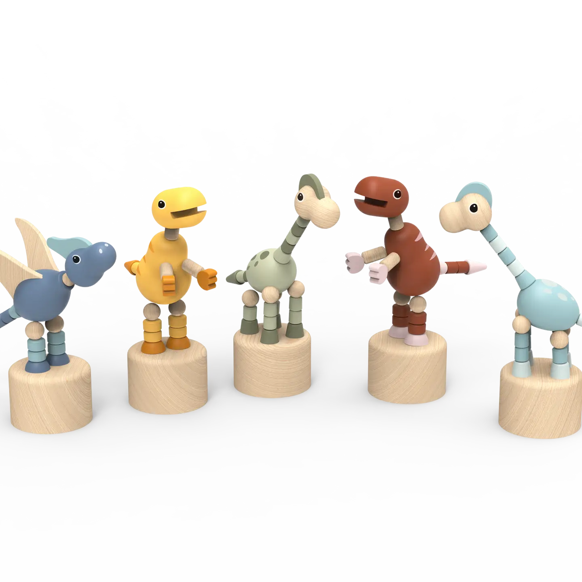 Dinosaur Pushing Puppet