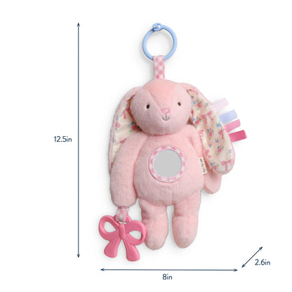Pink Bunny Bitzy Traveler™ Plush Toy