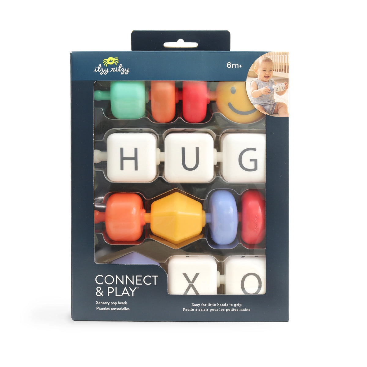 Connect & Play™ - 14 Sensory Pop Beads - Smile