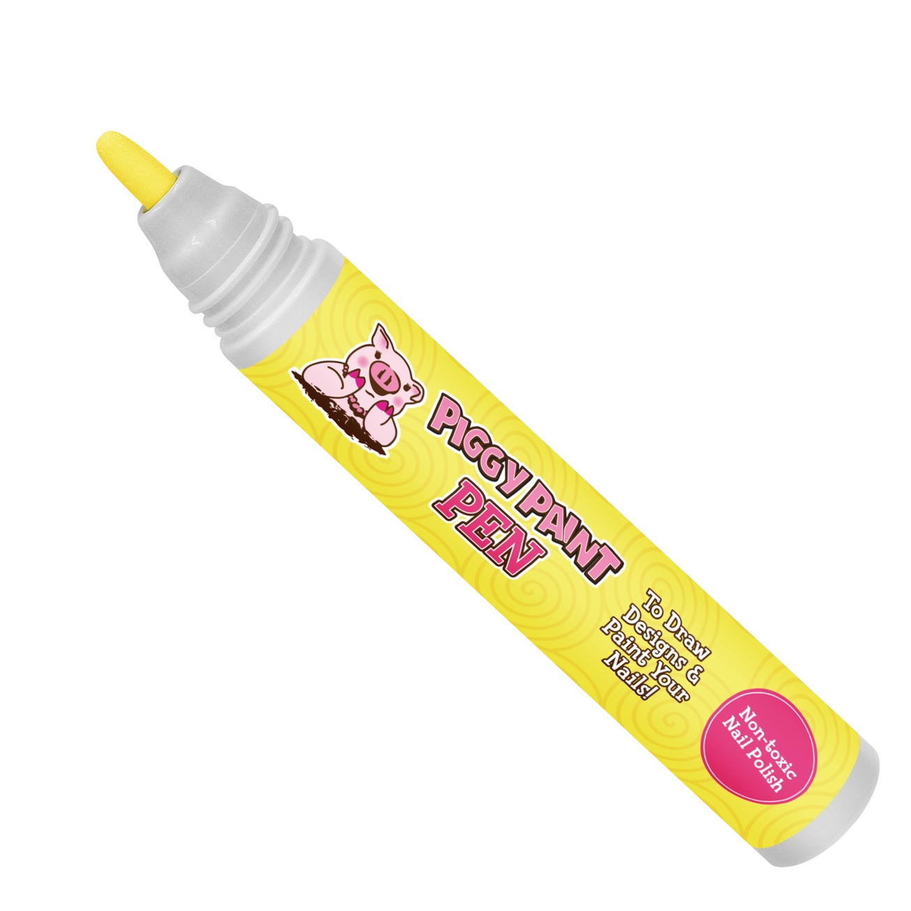 Yippee Yellow Piggy Paint Pen - Kids Non-Toxic Nail Polish