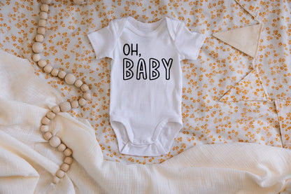Oh Baby Pregnancy Announcement Onesie