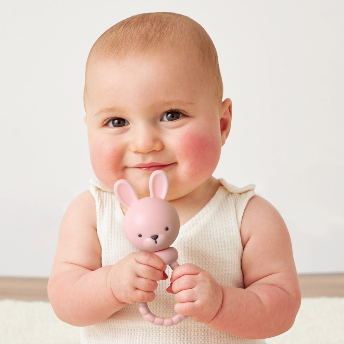 Pink Bunny Sweetie Rattle™