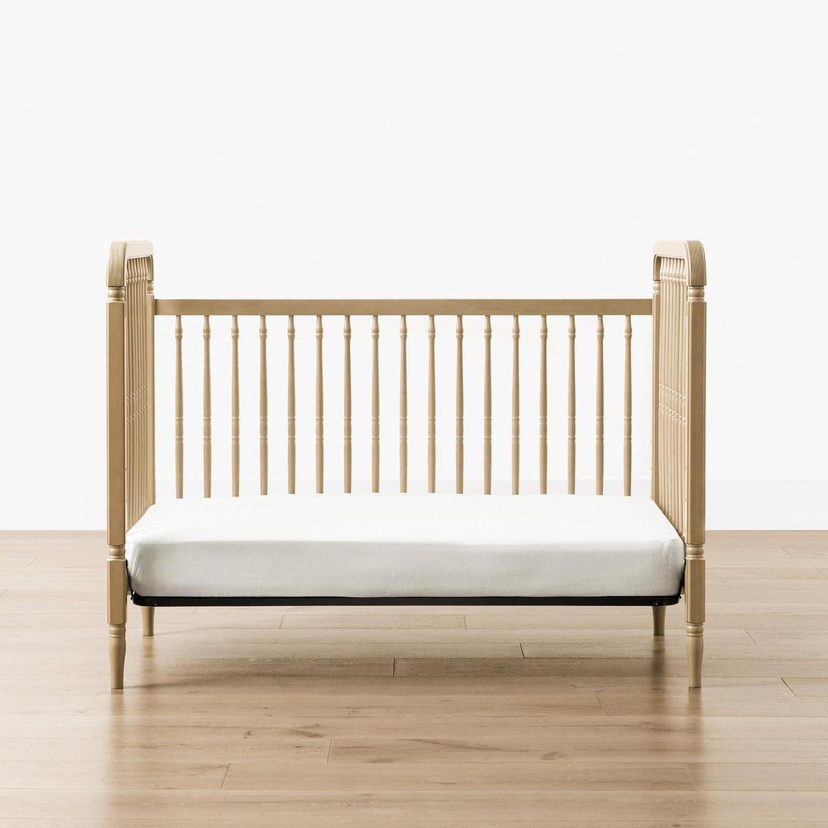 Namesake Liberty 3-in-1 Convertible Spindle Crib with Toddler Bed Conversion Kit