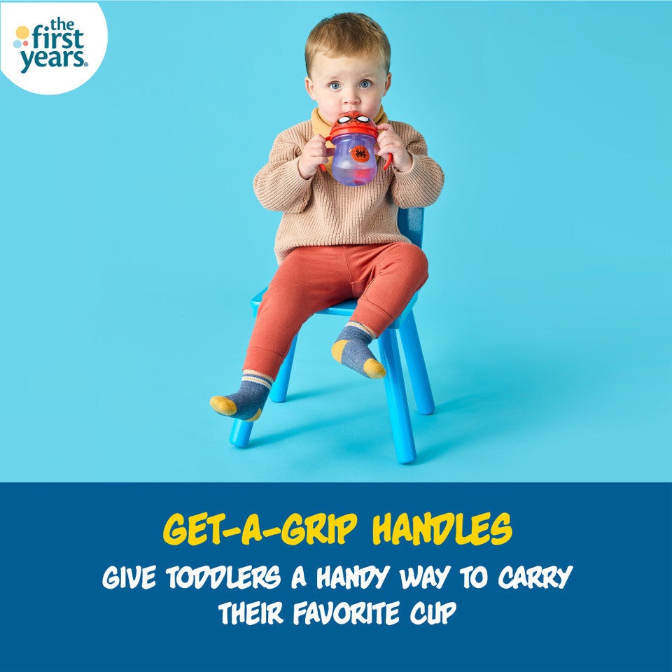 Marvel Spidey Weighted Straw Trainer Cup, 7 Oz