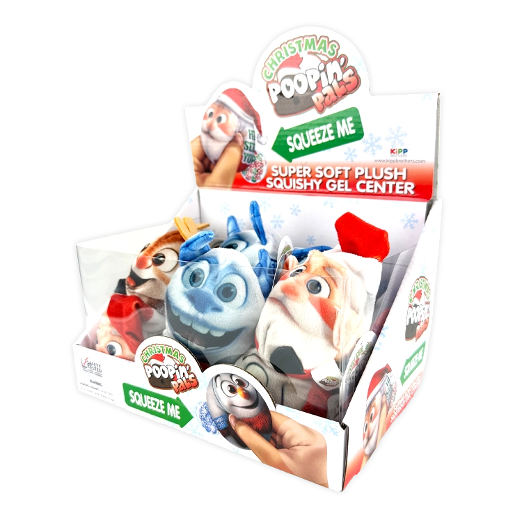 Christmas Plush Poopin Pal Toy Stocking Stuffer Assortment