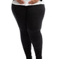 Plus Maternity 28" Butter Skinny w/ Bellyband in Black