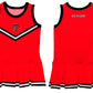 Texas Tech Red Raiders Red Sleeveless Cheerleader Dress