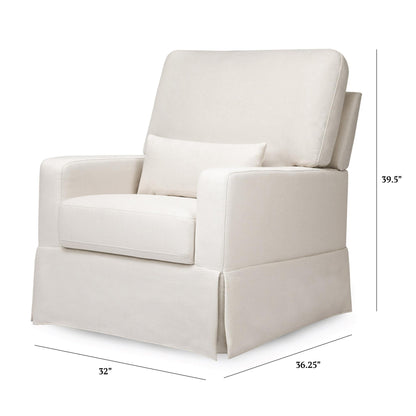 Namesake Crawford Pillowback Comfort Swivel Glider