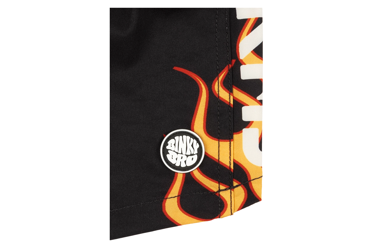 Kids Swimsuit Stamped Flames