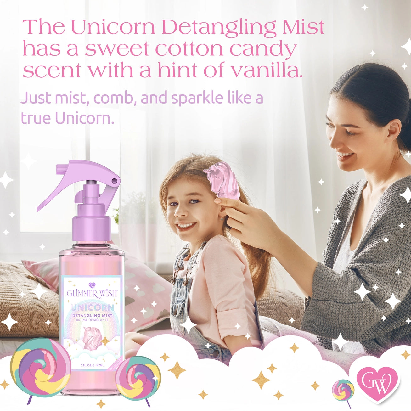 Mermaid Hair Detangling Mist - Unicorn
