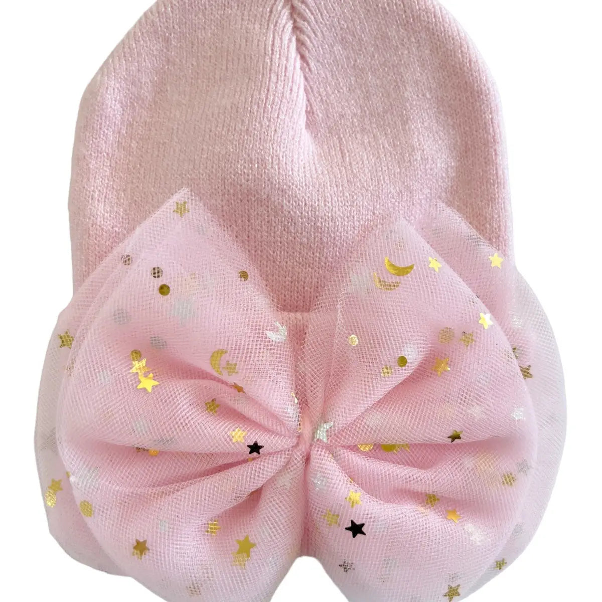 Baby's First Hat® - Petal Pink Star Tulle Bow