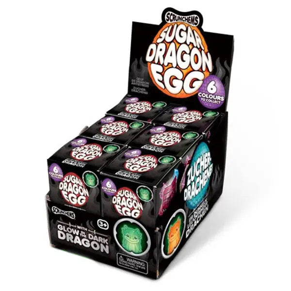 Scrunchems® Sugar Glow In The Dark Dragon Egg Squishy Fidget Toy
