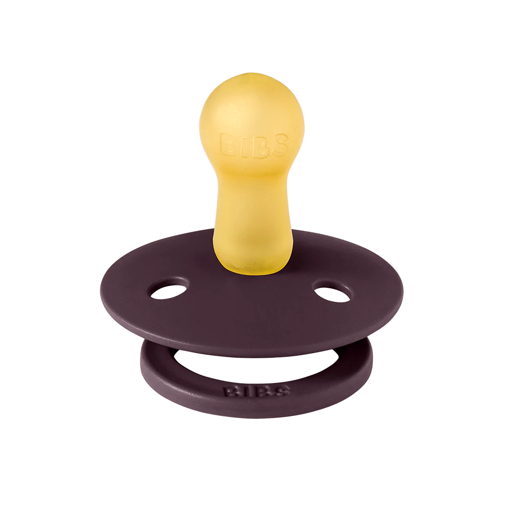 Colour Pacifiers Holiday Bow 2 Pack - Ivory/Plum