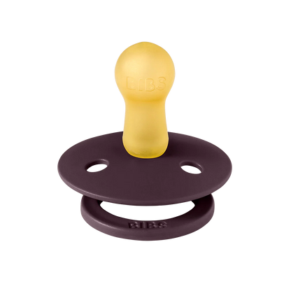 Colour Pacifiers Holiday Bow 2 Pack - Ivory/Plum