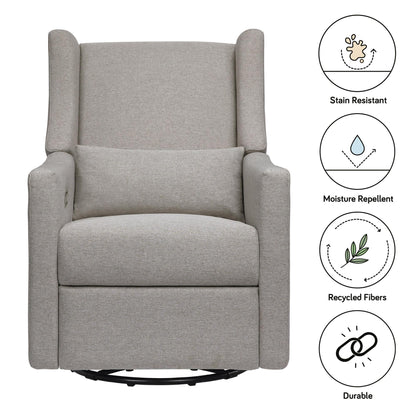 Babyletto Kiwi Electronic Recliner and Swivel Glider with USB port