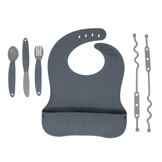 Bungee Bib + Utensiles