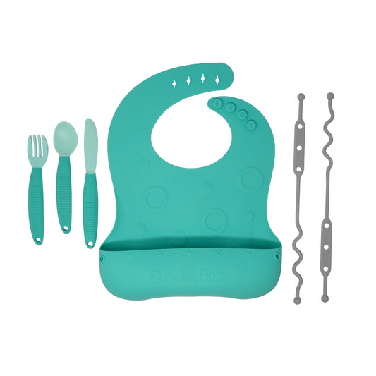 Bungee Bib + Utensiles