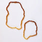 Raw Baltic Amber + Sunflower || Necklace ||