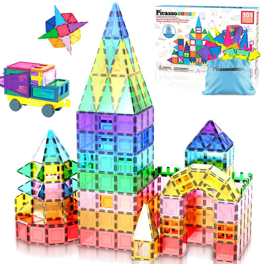 101pc Magnetic Tile Building Blocks