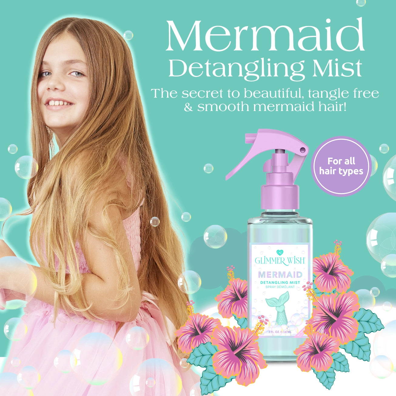 Mermaid Hair Detangling Mist - Mermaid