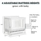 Kalani 4-in-1 Convertible Mini Crib