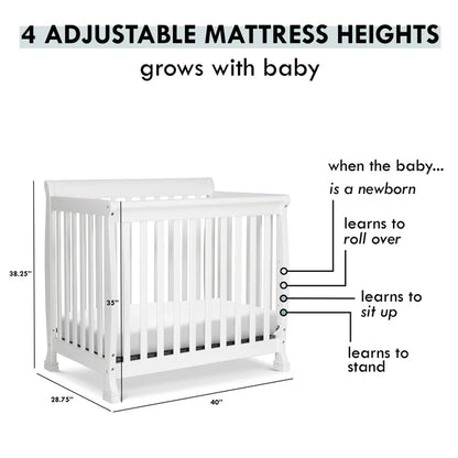 Kalani 4-in-1 Convertible Mini Crib