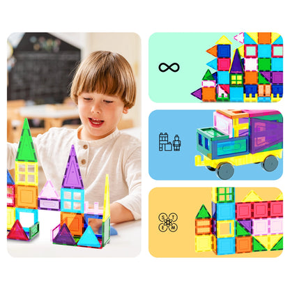101pc Magnetic Tile Building Blocks