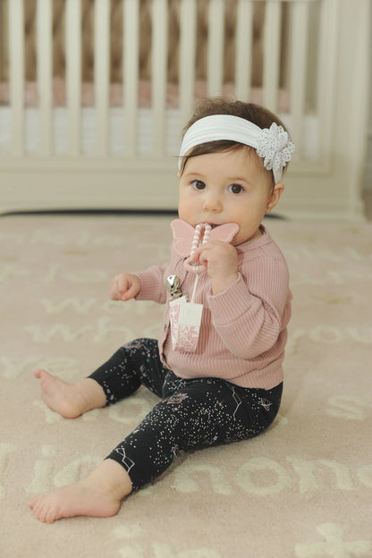 Tooth Brush Teether - Butterfly Brush