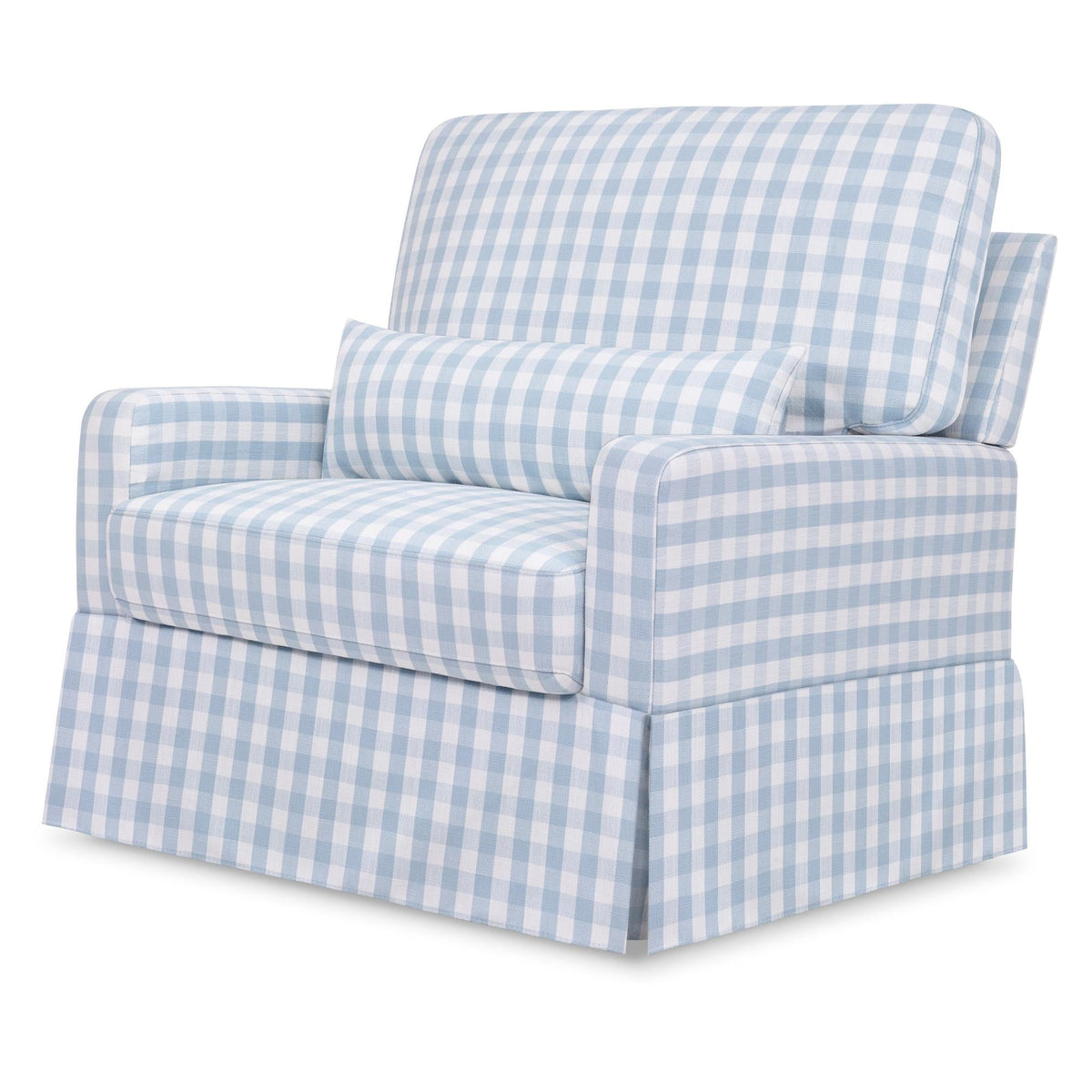 Namesake Crawford Pillowback Chair and a Half Comfort Swivel Glider