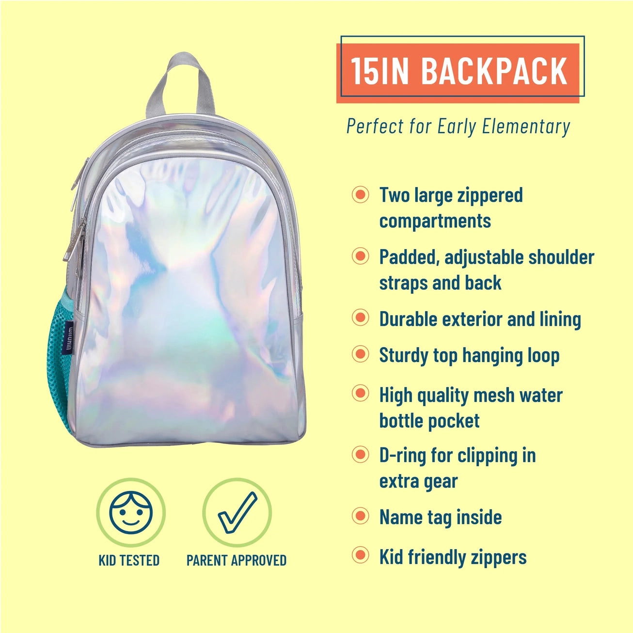 Holographic Backpack - 15 Inch
