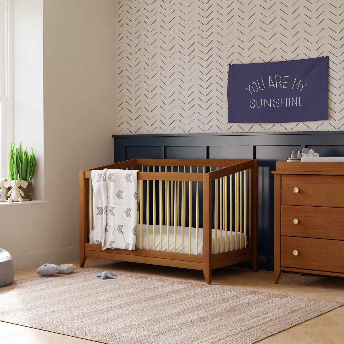 Babyletto Sprout 4-in-1 Convertible Crib with Toddler Bed Conversion Kit