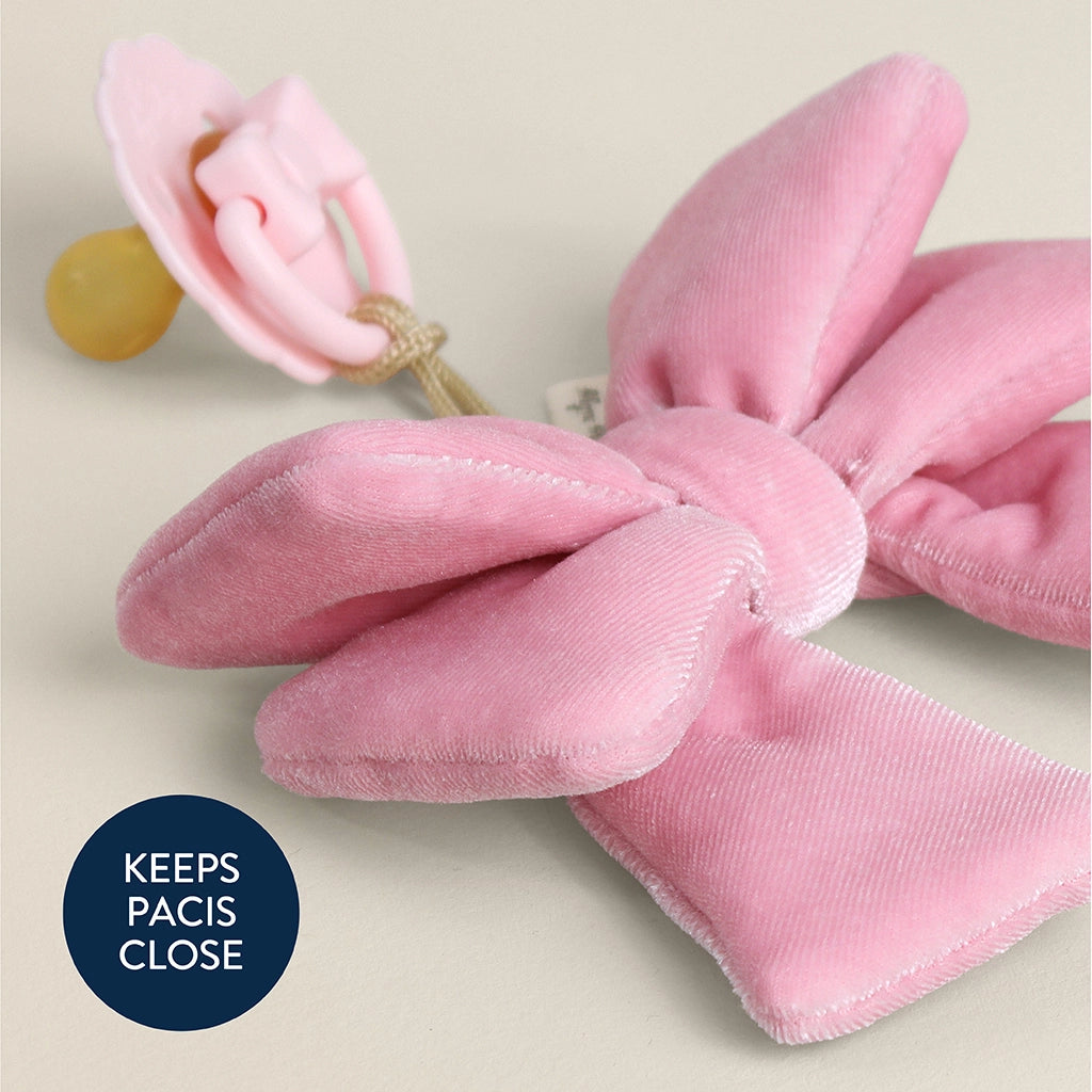 Bitzy Pal Natural Rubber Pacifier & Stuffed Animal