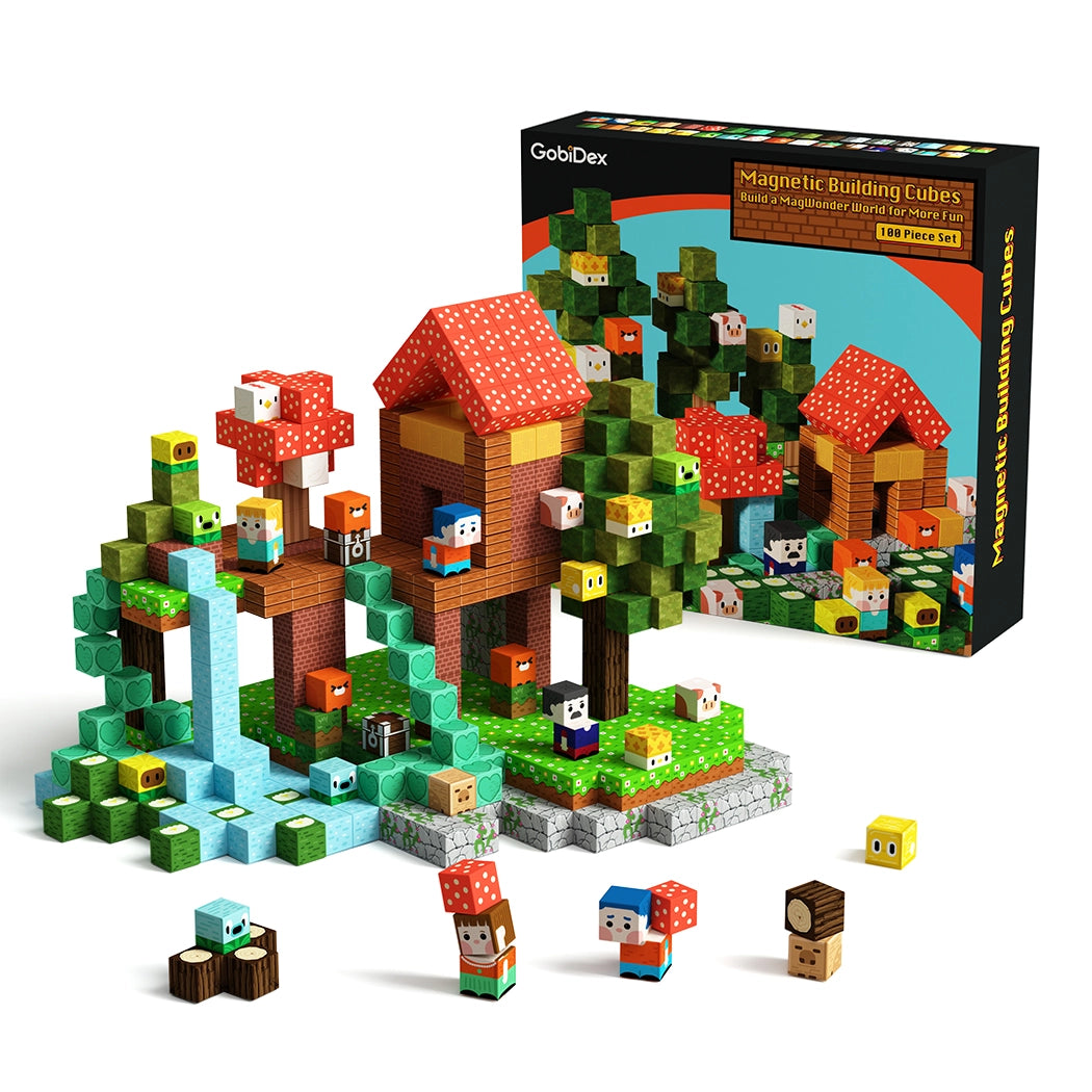 Hilltop Hamlet (100pcs Magnetic Blocks)