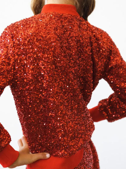 Red Sequin Jacket