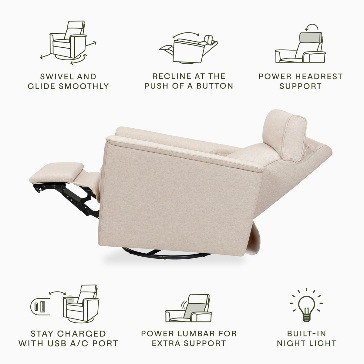 Namesake Willa Pro Power Recliner & Swivel Glider
